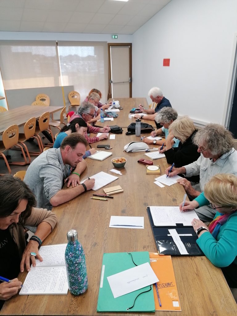 atelier d'écriture créative au Barcarès